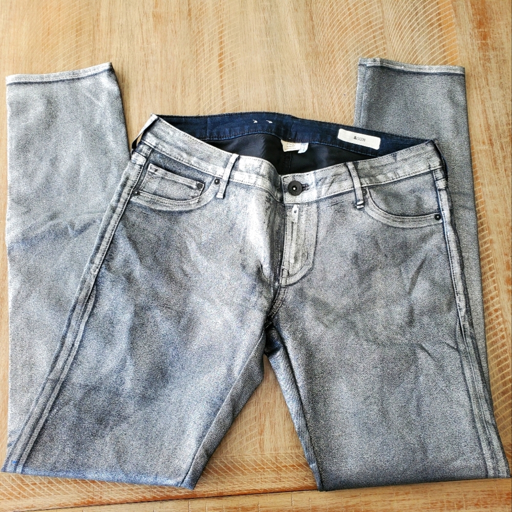 Skinny Silver Pants